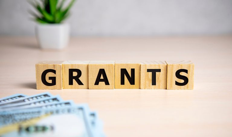 The,Word,Of,Grants,On,Building,Blocks,Concept.
