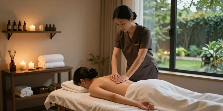 Experience rejuvenation at makangs.com/region/국내/서울-/마사지-스웨디시 with serene Swedish massage therapy setting.